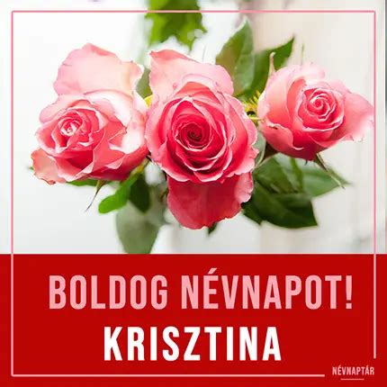 mikor van krisztina névnap|Krisztina névnap